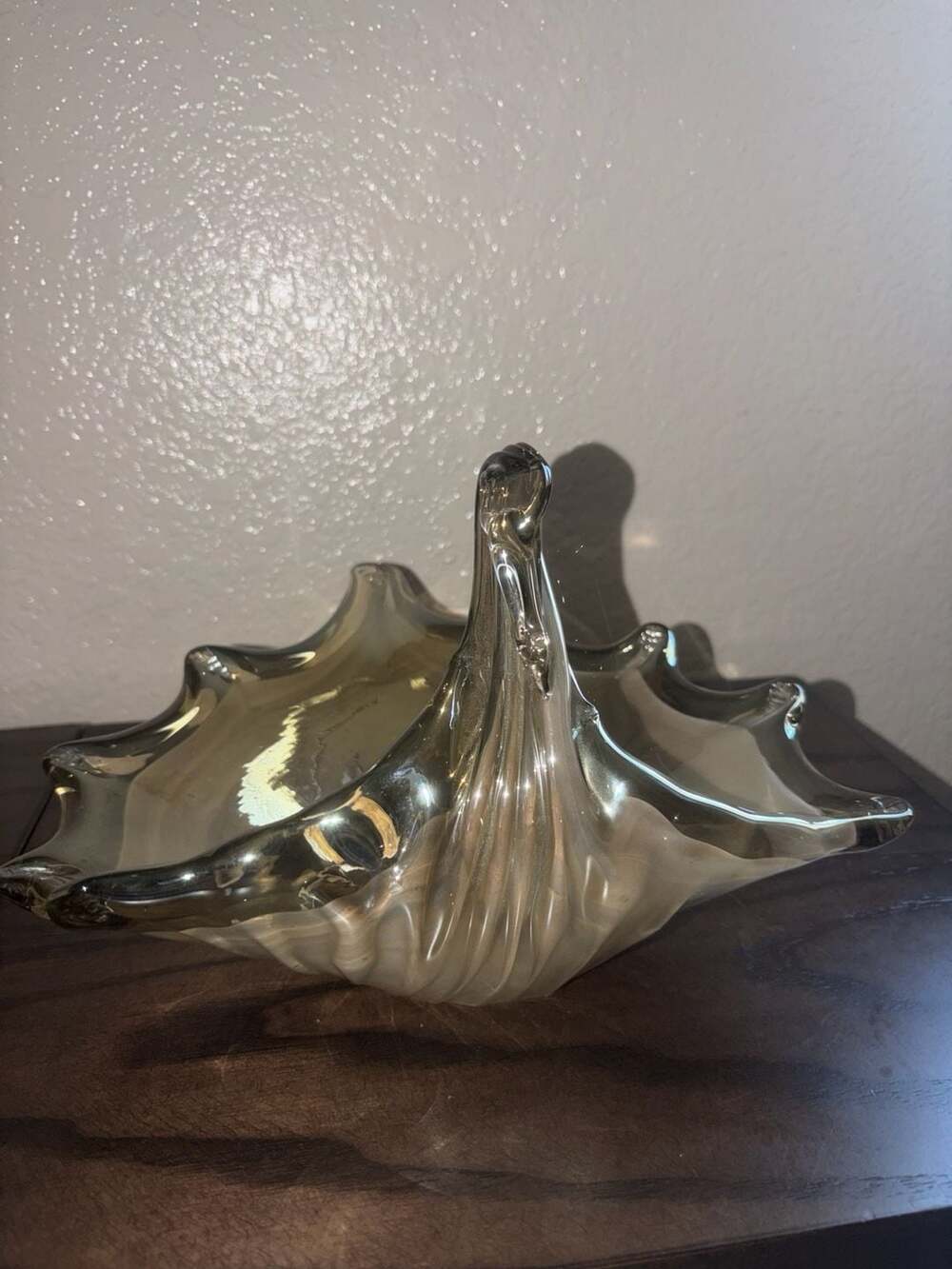 Murano Hand-blown Glass Swan Dish